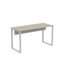 Ver imagem 3 de Mesa Madeira X M134/60P25 134cm Industrial Nogueira e Cinza