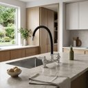 Ver imagem 1 de Torneira Misturador Gourmet Preto Flexível Cozinha Pia Mesa