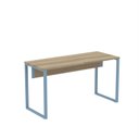 Ver imagem 3 de Mesa Madeira X M134/60P25 134cm Industrial Naturalle e Azul Cinza/Marromle