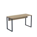 Ver imagem 3 de Mesa Madeira X M134/60P25 134cm Industrial Naturalle e Azul Cinza/Marromle