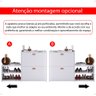 Banco Sapateira Milano 2 Gavetas Prateleira Porta Calçados Quarto Hall Entrada Retrô Branco - Rpm - 7