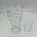 Ver mais imagens de Jogo 7 Peças Jarra/copos Água Suco Cristal Eco 1l/275ml Transparente
