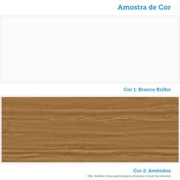 Quarto de Bebê com Guarda-roupa Cômoda e Berço com Capitonê 100% Mdf Maya Clássico Espresso Móveis - 15