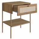 Ver imagem 3 de Mesa de Cabeceira 1 Gaveta Palhinha 28932 Linha Oslo Hanover Artesano