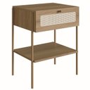 Ver imagem 1 de Mesa de Cabeceira 1 Gaveta Palhinha 28932 Linha Oslo Hanover Artesano