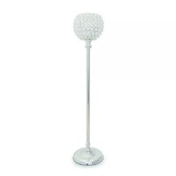 Castiçal Bubble Prata 80 X 10,5 Cm Prata Cromus - 2