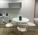 Ver imagem 6 de Kit 4 Cadeiras Jantar Aço Carbono Tecido Bouclê Lançamento:Off White/Champagne