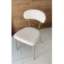 Ver imagem 7 de Kit 4 Cadeiras Jantar Aço Carbono Tecido Bouclê Lançamento:Off White/Champagne