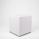 Ver imagem 2 de Puff Studio 40x40x40 Cm Courino sem Rodizios Branco