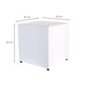 Ver imagem 3 de Puff Studio 40x40x40 Cm Courino sem Rodizios