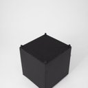 Ver imagem 4 de Puff Studio 40x40x40 Cm Courino sem Rodizios Preto