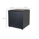 Ver imagem 3 de Puff Studio 40x40x40 Cm Courino sem Rodizios