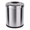 Ver imagem 1 de Lixeira Inox 13,5 L Tampa Meia Esfera Inox