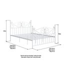 Ver imagem 4 de Cama de Casal Clássica em Ferro Elizabeth