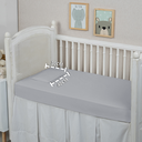 Ver imagem 4 de Par Fronha Berço Americano 300 Fios Percal 100% Algodão 2 Peças Macio:cinza