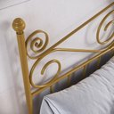 Ver imagem 6 de Cama de Casal Clássica em Ferro Elizabeth Colorido/Dourado