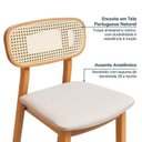 Ver imagem 5 de Kit 02 Banquetas Liz CabeCasa MadeiraOriginals Amarelo/Mel/Bege Claro
