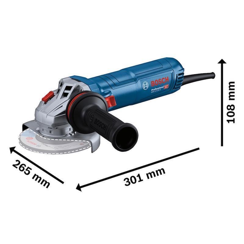 Esmerilhadeira Angular 5'' Gws 12-125 S 1200w 220v - Bosch - 6