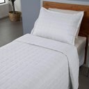 Ver imagem 3 de Kit Cobre Leito Matelado Dupla Face Soft 2 Peças Solteiro 100% Poliéster Cor:branco