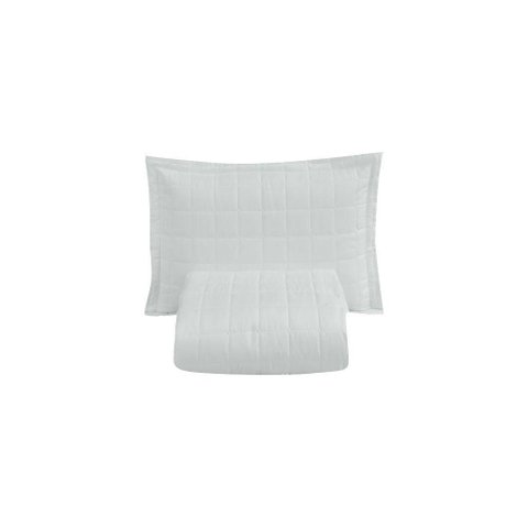 Kit Cobre Leito Matelado Dupla Face Soft 2 Peças Solteiro 100% Poliéster Cor:branco