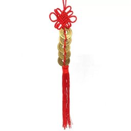 Móbile 5 Moedas Feng Shui Talismã da Sorte - 3