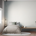 Ver imagem 2 de Papel de Parede Vinílico Xadrez Vichi Cinza Claro 4413 53cmx10m