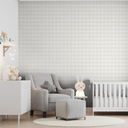 Ver imagem 3 de Papel de Parede Vinílico Xadrez Vichi Cinza Claro 4413 53cmx10m