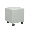 Ver imagem 1 de Puff Studio 40cm X 40cmcourino com Rodizios Branco