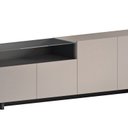 Ver imagem 2 de Rack para TV até 50 Polegadas 180cm 4 Portas e Nicho Fume Cinza