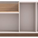 Ver imagem 4 de Rack para TV até 50 Polegadas 180cm 4 Portas e Nicho Fume Cinza