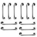 Ver imagem 1 de Barra de Apoio Aço Inox 40cm Kit 11 Unidades Corrimao Idoso Cadeirante Banheiro Box Deficiente Acess