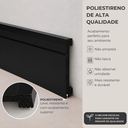 Ver imagem 3 de Kit 3 Barras Rodapé de Poliestireno 7cm Altura Barra 2m