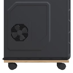 Suporte Para Cpu Com Rodízios Cyber L03 Amadeirado - Lyam Lyam Decor - 7