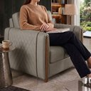 Ver mais imagens de Poltrona Decorativa Aurora Pes Madeira Courino Tcs 726 Moll