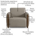 Ver imagem 5 de Poltrona Decorativa Aurora Pes Madeira Courino Tcs 726 Moll