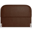 Ver imagem 5 de Cabeceira Cama Box Queen 160cm Orgânica Lanna W01 Couríssimo Marrom - Lyam Decor