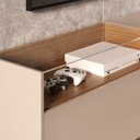 Ver imagem 6 de Rack para TV até 50 Polegadas com 4 Portas e Nicho 180cm Fume