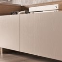 Ver imagem 5 de Rack para TV até 50 Polegadas 180cm 4 Portas e Nicho Fume Cinza