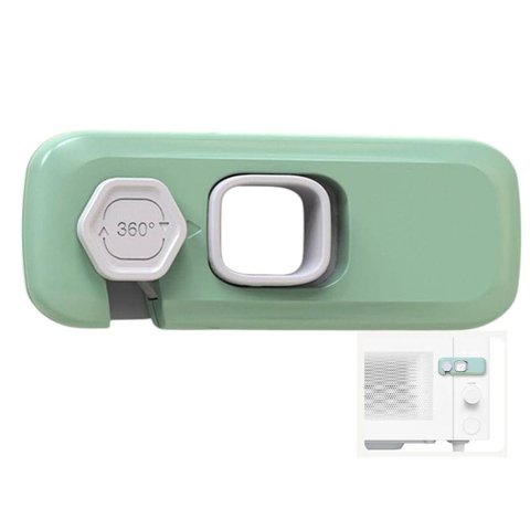 Trava de Segurança Gaveta Armario Geladeira Evita Acidente Criança Bebe Fechadura Proteçao Multiuso