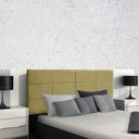 Ver imagem 3 de Painel Cabeceira Luna 1.20 Metro-Suede Amarelo/Gatmagazine