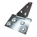 Ver imagem 2 de Kit 12 Dobradiças Zincada Leme Portão - 6" 152 Mm