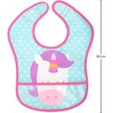 Ver imagem 2 de Babador com Bolso Animal Fun Unicórnio Impermeável Blw Buba