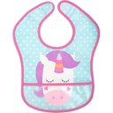 Ver imagem 1 de Babador com Bolso Animal Fun Unicórnio Impermeável Blw Buba