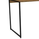 Ver imagem 5 de Mesa de Escritório Escrivaninha Vintage Aço Industrial 136cm Freijó/preto Fosco