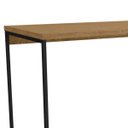 Ver imagem 7 de Mesa de Escritório Escrivaninha Vintage Aço Industrial 136cm Freijó/preto Fosco