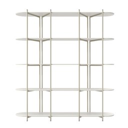 Estante Multiuso Livreiro Orgânica Industrial Enya 195,8cmx180cm  - 2