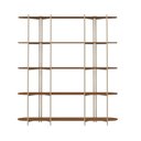 Ver imagem 2 de Estante Multiuso Livreiro Orgânica Industrial Enya 195,8cmx180cm 