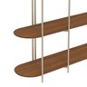 Estante Multiuso Livreiro Orgânica Industrial Enya 195,8cmx180cm  - 6