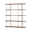 Ver imagem 4 de Estante Multiuso Livreiro Orgânica Industrial Enya 195,8cmx180cm 