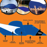 Lona Carreteiro Azul 150 Micras - 10x8m - Construmarcas - 2